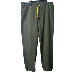 Cotopaxi L Green Subo Ankle Tapered Leg Pants Mid Rise Hiking Drawstring A56